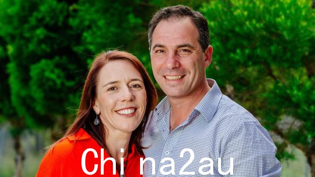新南威尔士州紧急服务部长 Jihad Dib 和他的妻子 Erin。图片：NCA/Jonathan Ng