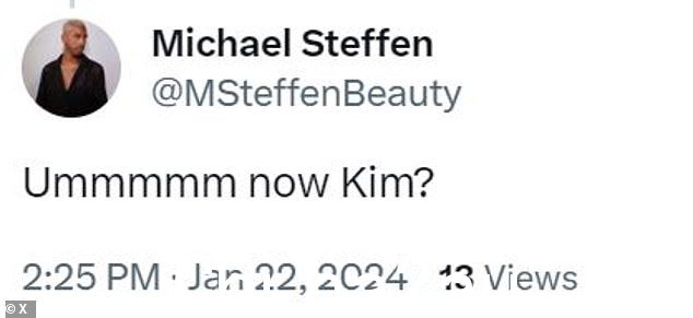 Kim 继续在评论中受到强烈反对