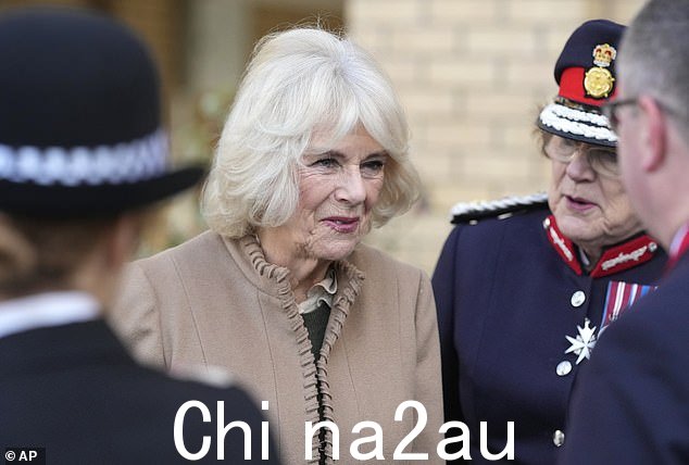周一,在访问斯温顿期间,卡米拉女王在接受公众询问时表示,75 岁的女王表现“很好”