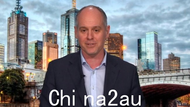 菲利普港市议员 Marcus Pearl 与天空新闻主持人 Peta Credlin 周四讨论了破坏行为图片：澳大利亚天空新闻