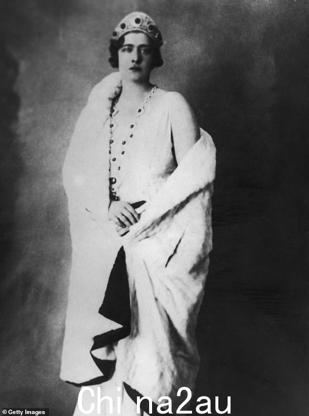 南斯拉夫玛丽亚女王,南斯拉夫国王亚历山大的配偶,1922 年肖像