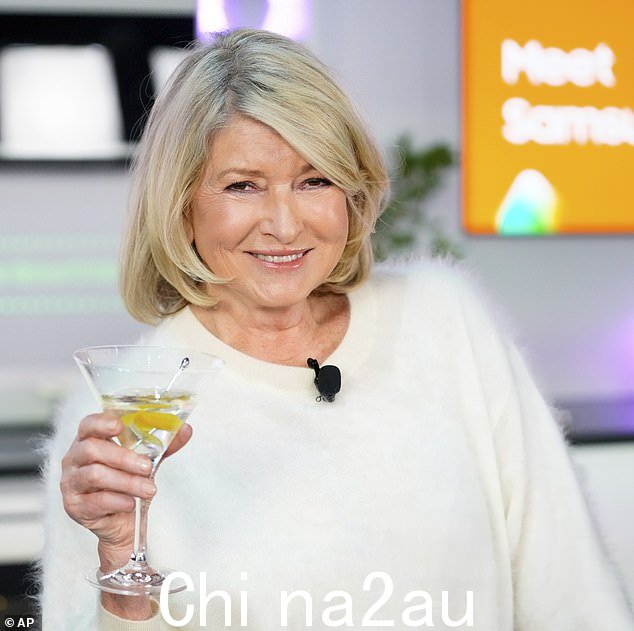 玛莎·斯图尔特 (Martha Stewart) 被指控将自己作为家庭生活方式大师职业生涯早期所创造的食谱归功于自己 - 照片摄于 2024 年