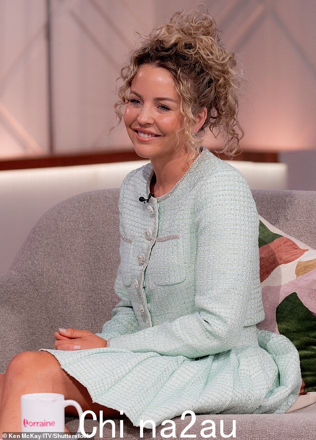 Lydia Bright,33 岁,在周三的《洛林》分期付款时坦率地透露,写她的新儿童读物《妈妈和我》是她怀孕期间的“治疗””class=