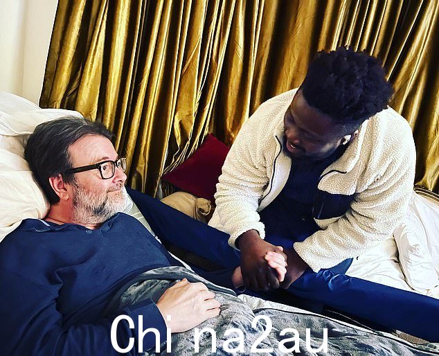 凯特在社交媒体上向杰克致敬,并于去年 2 月分享了他与德里克的照片