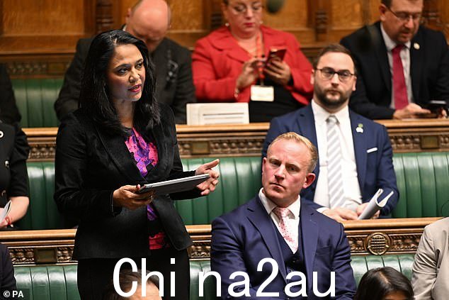 MP Rushanara Ali 在总理 Rishi Sunak 向下议院议员就以色列与哈马斯冲突局势发表声明后作出回应