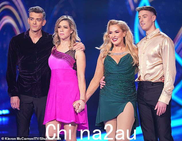在滑冰比赛结束后,评委 Ashley Banjo、Oti Mabus、Jayne Torville 和 Christopher Dean 宣布他们想要拯救“最强滑冰运动员”