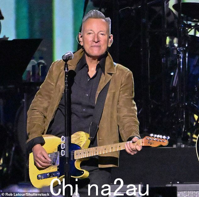 Bruce Springsteen 是赛道上的特色人物之一(2024 年 2 月拍摄)