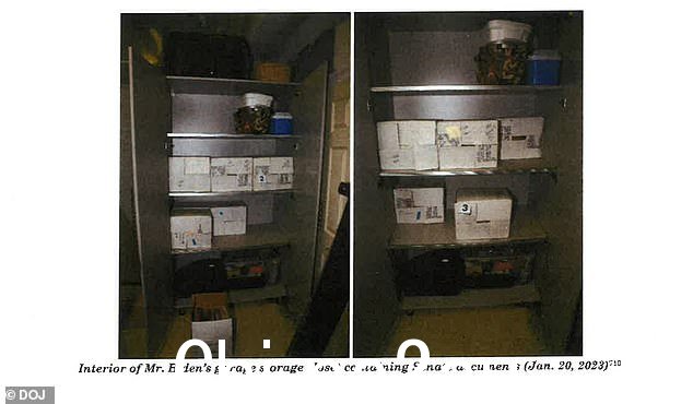 拜登车库储藏室里杂乱无章,参议院文件被发现
