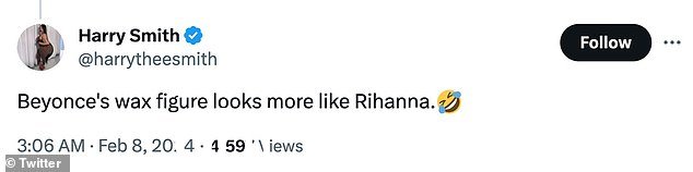 一些社交媒体用户称蜡像看起来更像 Leah Remini,53 岁、Tyra Banks,50 岁或 Rihanna,35 岁