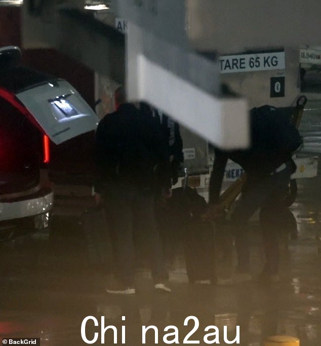 回到洛杉矶后,有人看到哈利被护送到一辆由昂贵的旅行礼宾服务 PS 为他安排的等候的 SUV