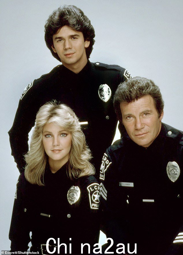Locklear、Adrian Zmed、William Shatner 在 1980 年代系列 TJ Hooker