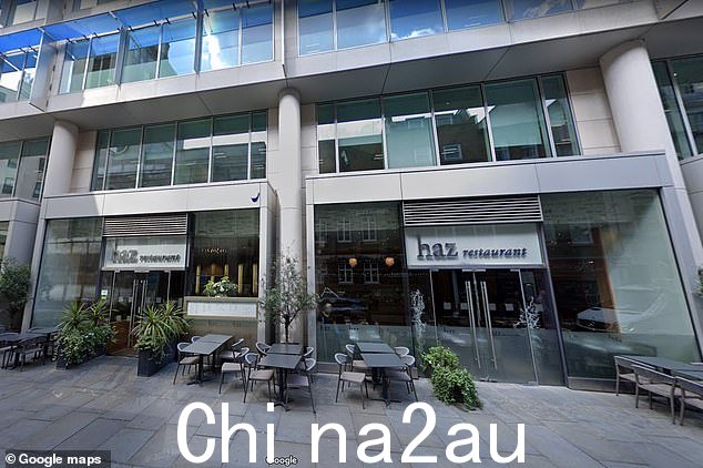 Foster Lane 的 Haz 餐厅,Odunlami 先生正在那里庆祝生日,此时他被 Hettiarachchi 发现为潜在目标