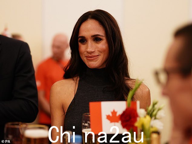 苏塞克斯公爵夫人于 2023 年 9 月 15 日在德国杜塞尔多夫举行的 Invictus 运动会期间在希尔顿酒店举行的 IG25 和加拿大队招待会