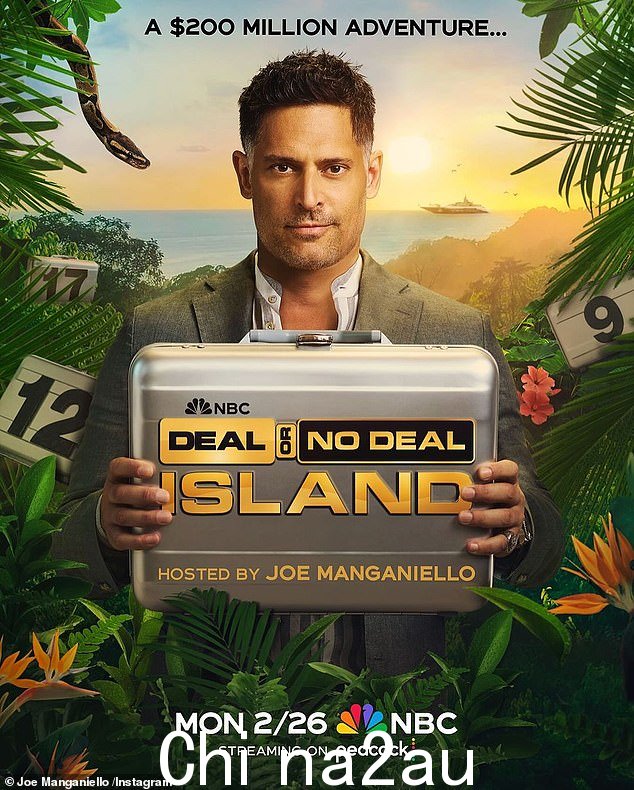 乔面临着新的挑战。他将担任 NBC 2 月 26 日首播的《Deal or No Deal Island》的主持人