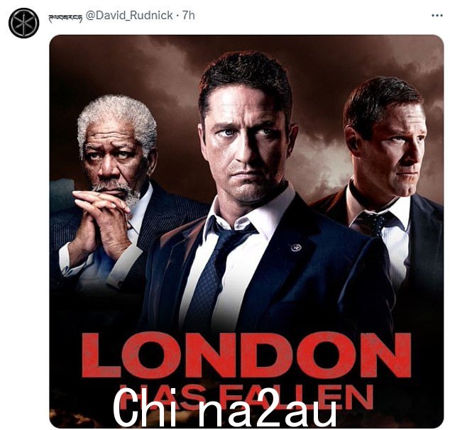 社交媒体用户分享了他们对商店关门消息的反应 - 包括杰拉德·巴特勒动作片《伦敦陷落》海报的表情包