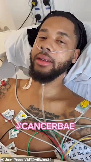 为了改变英国对癌症的耻辱,怀斯先生发起了“CancerBae”运动,他的目标是与其他癌症患者建立联系并提供支持