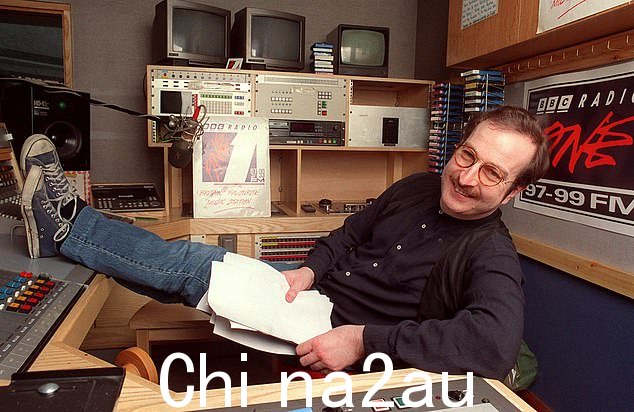 史蒂夫·赖特 (Steve Wright),享年 69 岁,1994 年在他的工作室拍摄