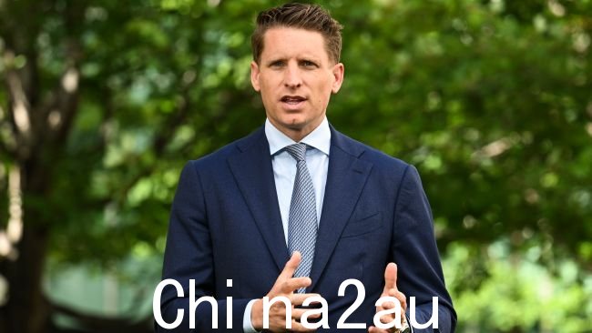 Hastie 先生声称 Albanese 先生和移民部长 Andrew Giles 都没有“尽其所能”阻止非法入境者，强调了非法入境者的数量自上次选举以来在澳大利亚。图片：NCA NewsWire/Martin Ollman