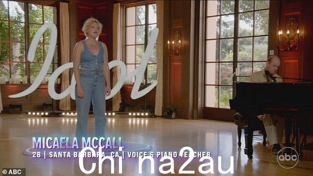 Micaela 以其独特的风格给评委留下了深刻的印象,并获得了好莱坞的金票