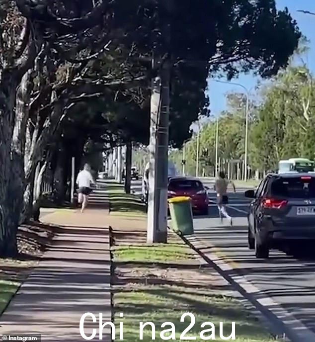 丹尼尔·史蒂文·韦斯利·梅因路怒事件而被还押候审。照片中他涉嫌追逐男子