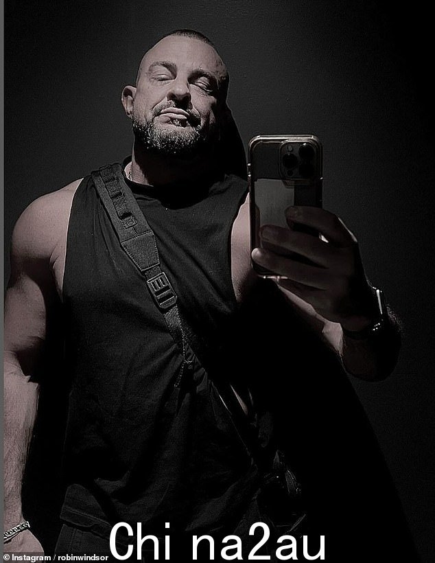 Robin Windsor 在 Instagram 上的最后一篇帖子,标题为“隐藏在阴影中”