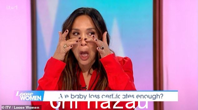 Myleene Klass,45 岁,在周五的“宽松女性”小组中详细讲述了她的四次令人心碎的流产时,泪流满面