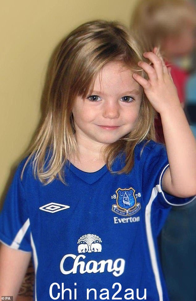 Madeleine McCann(如图)于 2007 年 5 月 3 日在葡萄牙 Praia da Luz 度假时失踪