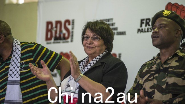 Leila Khaled 被宣传为珀斯生态社会主义活动的主讲人。图片:Ihsaan Haffejee/Anadolu Agency/Getty Images
