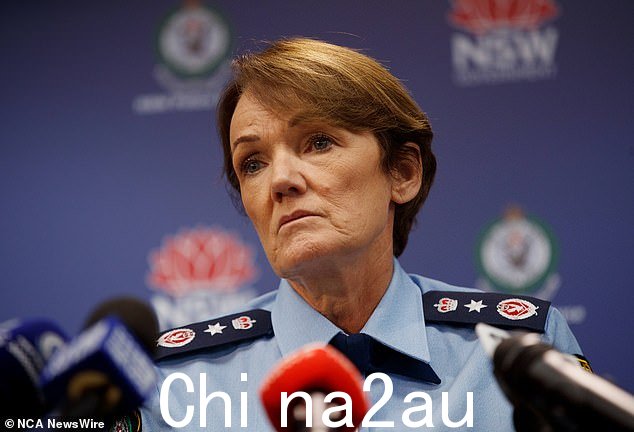 新南威尔士州警察局长凯伦·韦伯(如图)“很高兴”宣布警察将出现在周六的游行中