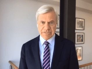 前维多利亚自由党主席迈克尔·克罗格谴责了这些威胁。图片:澳大利亚天空新闻。