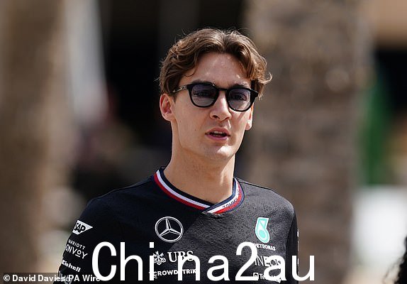 巴林赛前梅赛德斯的乔治·拉塞尔巴林国际赛车场大奖赛,萨基尔。图片日期:2024 年 3 月 2 日星期六。PA 照片。参见 PA 故事 AUTO Bahrain。照片来源应为:David Davies/PA Wire。限制:使用受限制。仅供编辑使用,未经权利人事先同意,不得用于商业用途。” height=