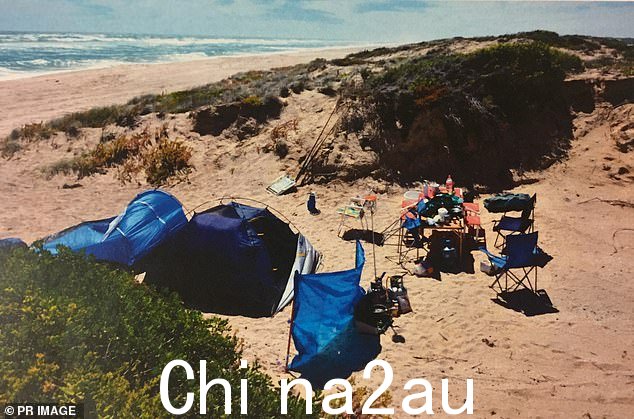 袭击发生的盐溪营地