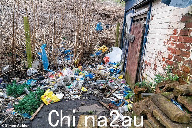 新的独家照片捕捉到了因第 4 频道纪录片《福利街》而闻名的道路的令人震惊的状况
