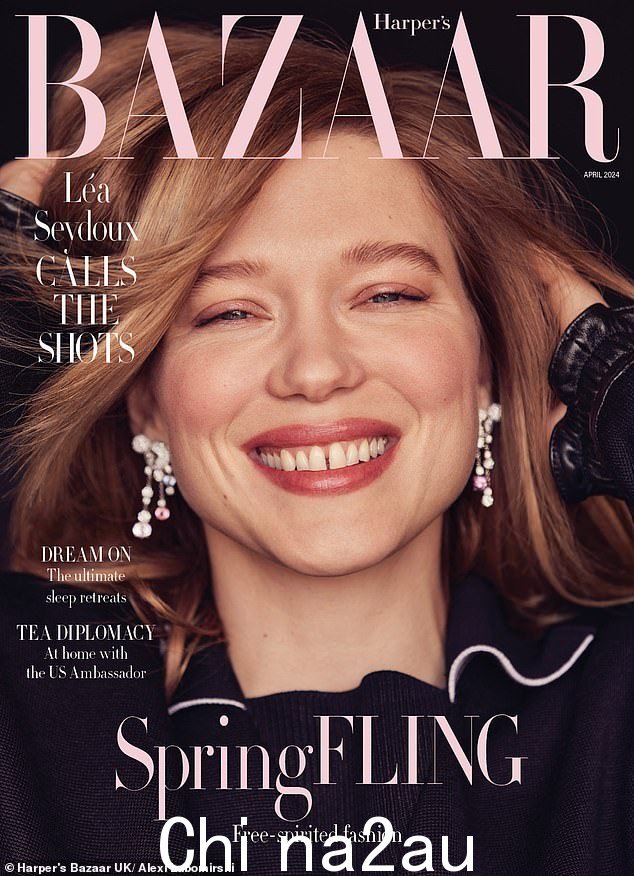 完整采访内容可在《Harper's Bazaar UK》4 月号中阅读,3 月 7 日起发售