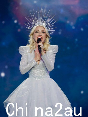 古典音乐和当代流行歌星 Kate Miller-Heidke 是澳大利亚的一位进入前十名的参赛者。图片:Michael Campanella/Getty Images