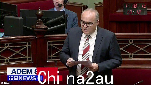 维多利亚州上议院议员 Adem Somyurek(如图)已任命前联邦工党议员 Anthony Byrne 为 ASIO 暗示的可能间谍