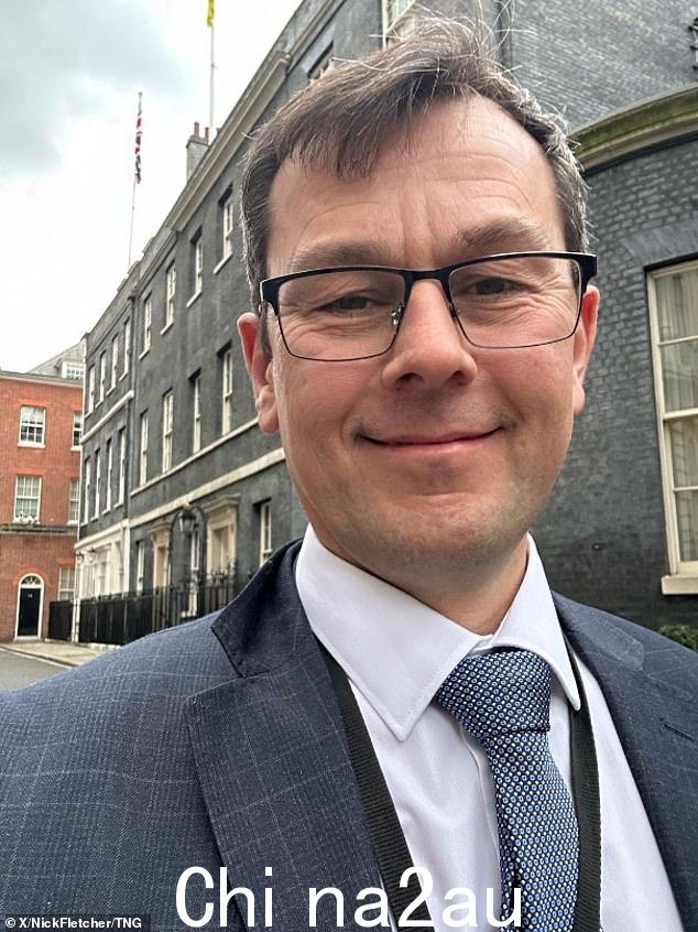 如图:MP Nick Fletcher,唐谷保守党议员