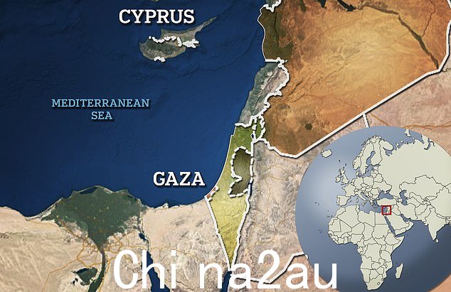加沙地区地图