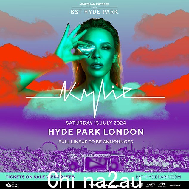 Stevie 将加入凯莉·米洛 (Kylie Minogue) 和仙妮亚·唐恩 (Shania Twain) 等 7 月 13 日的头条新闻行列,7 月 7 日将成为头条新闻