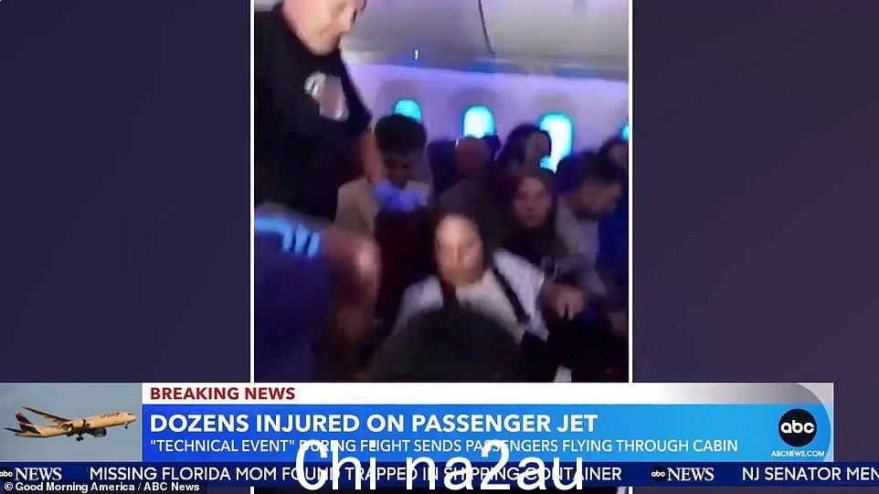 南美航空在一份声明中确认“部分乘客和机组人员受到影响”,但没有详细说明事件原因。“他们立即得到了援助,并接受了评估或治疗声明继续说道:“拉美航空对这种情况可能给乘客带来的不便和伤害表示遗憾,并重申其在运营标准框架内将安全作为优先事项的承诺。”波音发言人告诉《每日邮报》:“我们正在努力收集有关航班的更多信息,并将提供客户所需的任何支持。” class=