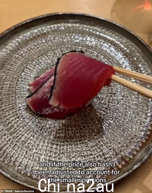 Luis 还抱怨了葡萄酒 - 补充说葡萄酒搭配似乎“有点不对劲”和“脱节”