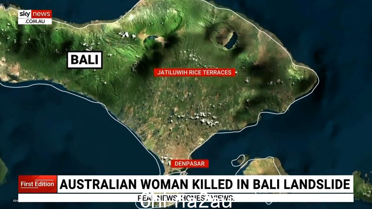 澳大利亚妇女在巴厘岛被杀landslide