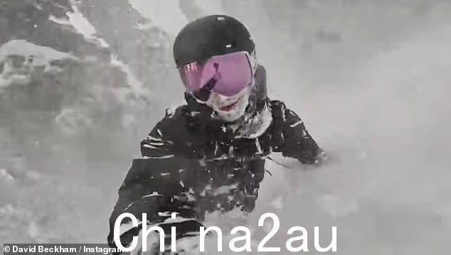 他对自己的寒假进行了深入的了解,并承认最终以“完美的三连翻”结束,他摔进了雪地里