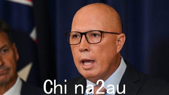 反对党领袖 Peter Dutton 曾建议联盟党愿意与政府合作进行改革老年护理，只要没有税收或征税，但目前尚不清楚工党提出的所有改革是否都会获得支持。图片：NCA NewsWire/Martin Ollman