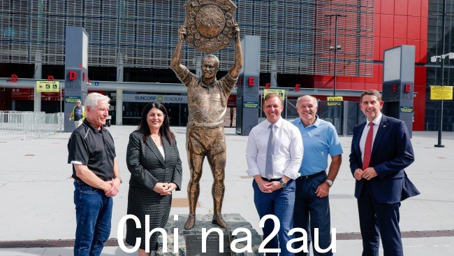 Suncorp Stadium作为2032年布里斯班奥运会的主体育场已揭幕。图片:NCA NewsWire / Glenn Campbell