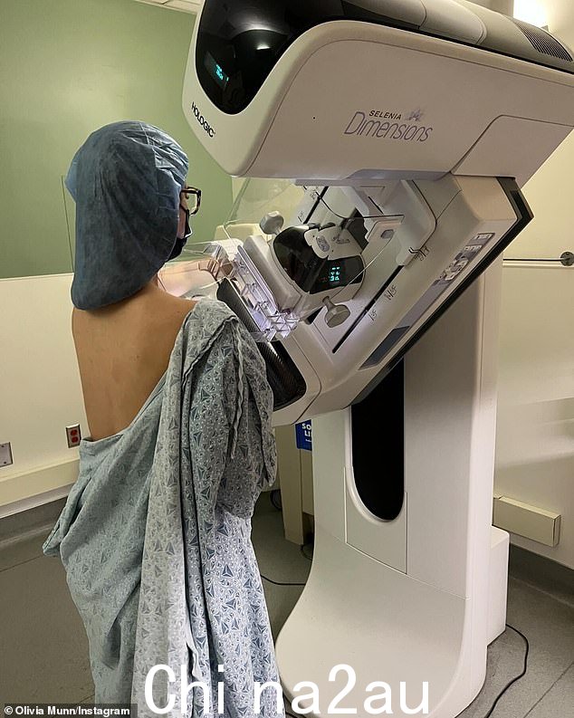 Olivia 称赞她的妇产科医生决定计算她的乳腺癌风险评估分数,并补充道:“她确实拯救了我的生命”