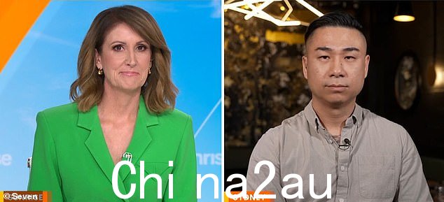 娜塔莉·巴尔 (Natalie Barr) 对一家餐厅禁止儿童参与其晚餐服务表示赞赏,因为澳大利亚人对这一举措存在分歧(如图,餐厅老板 Peter Wu)