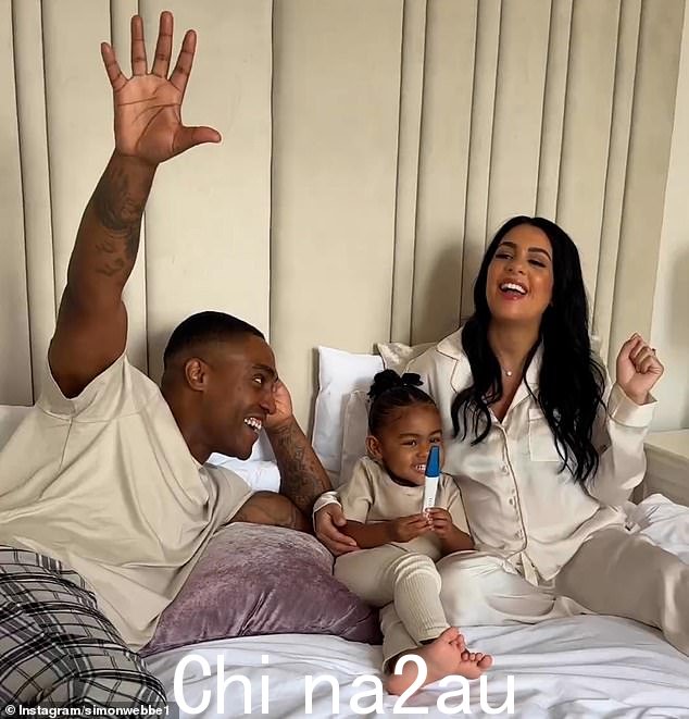 Singer Simon, 45, and Ayshen, 43, revealed they had been blessed with a 'miracle' and are now expecting another child, having conceived naturally
