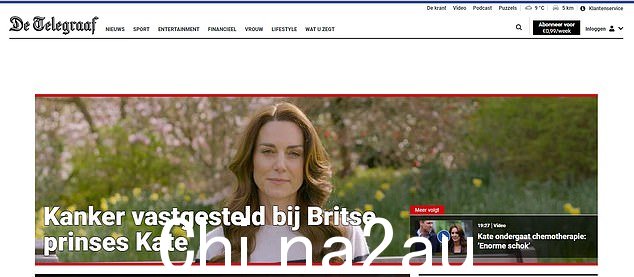 荷兰新闻机构 De Telegraaf 也报道了诊断结果