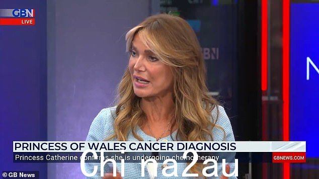 Lizzie Cundy 描述了她的出租车司机在听到凯特·米德尔顿患癌症的消息后泪流满面并要求靠边停车的那一刻